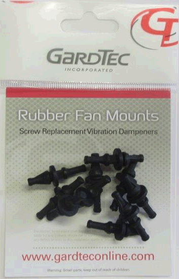 Anti Vibration Rubber Case Fan Mounts (10 Pack)
