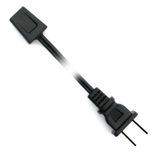 Fan Cord with Straight Electrical Wall Plug (48 Inch) HP100-48P