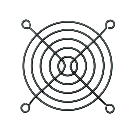 Wire Fan Guard (80mm/SC80-W2B) – Black Electro Deposit Finish