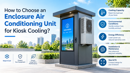 How to Choose an Enclosure Air Conditioning Unit for Kiosk Cooling?
