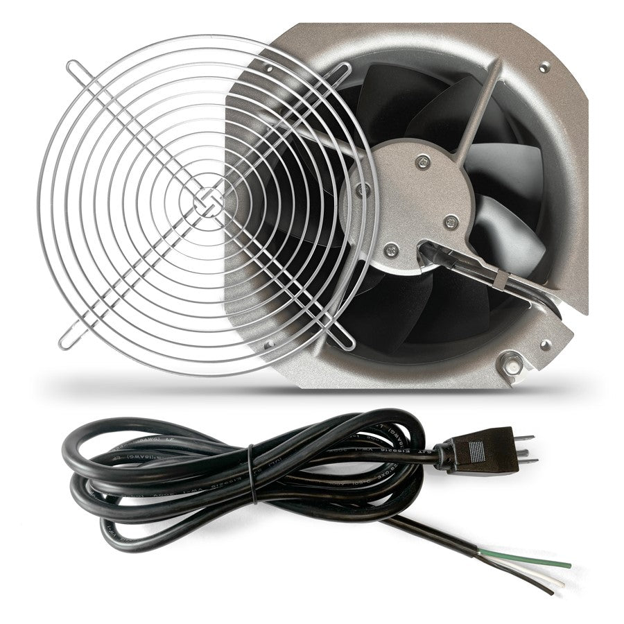 280mm IP55 Rated Cabinet Cooling Fan Kit, Cord and Wire Guard 120v CAB728