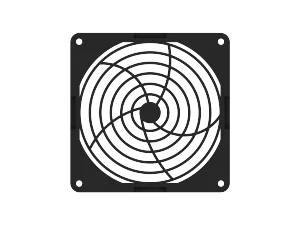 120mm Fan Guard, Plastic SC120-P10