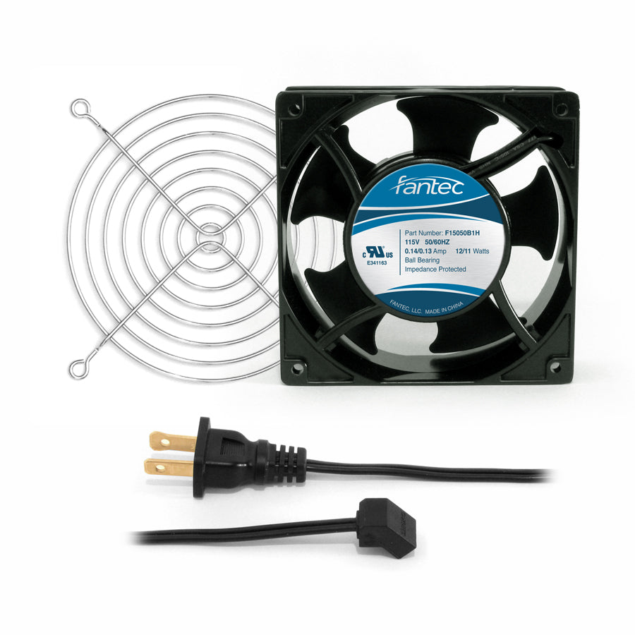 120mm Cabinet Cooling Fan Kit, Cord and Wire Guard 120v CAB704