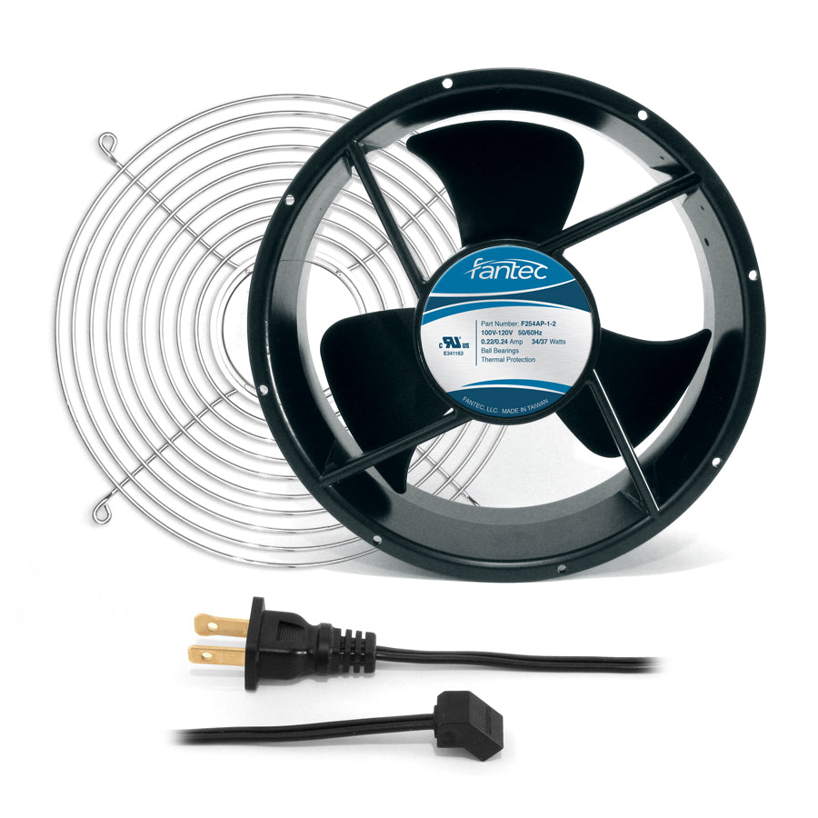 254mm Cabinet Cooling Fan Kit, Cord and Wire Guard 120v CAB723