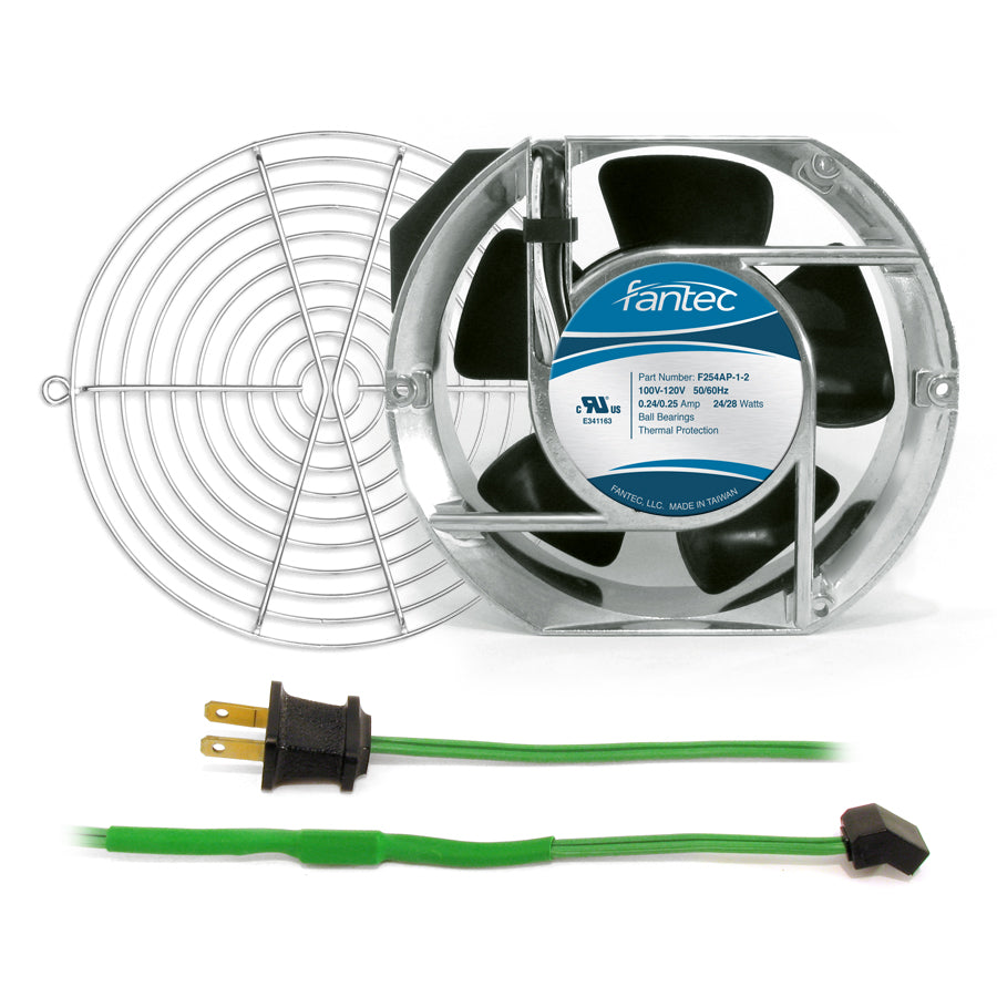 172mm Cabinet Cooling Fan Kit: Fan/Cord/Wire Guard 120v GCAB707