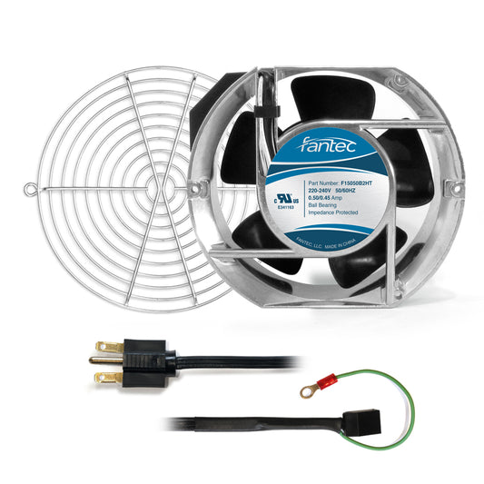 CAB807 172mm, 230v Fan, Wire Guard and Cord