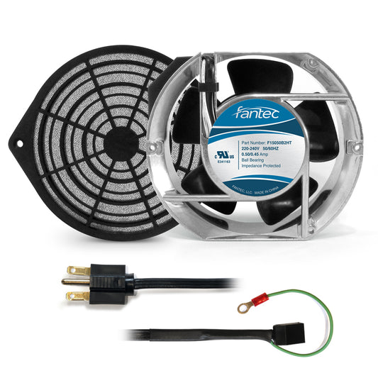 CAB808 172mm, 230v Fan, Filter and Cord