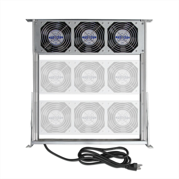 Server Rack Cooling Fan Tray (9 Fan, 230V) | Heat Dissipation