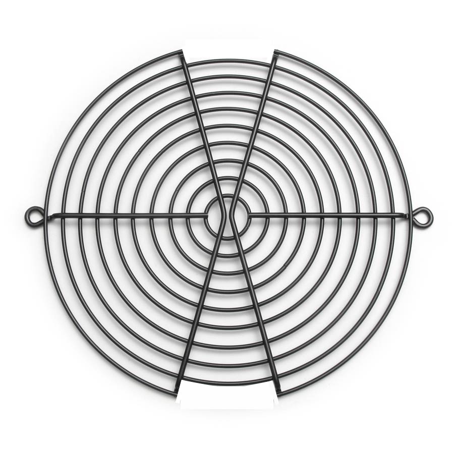 162mm Black Fan Guard, Wire SC162-W1B (Black Electro Deposit Finish)