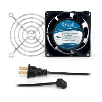 80mm Cabinet Cooling Fan Kit, Cord and Wire Guard - 120v CAB700